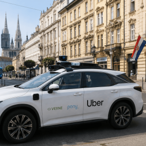 Croatie : Uber lance ses premiers trajets en voiture autonome à Zagreb